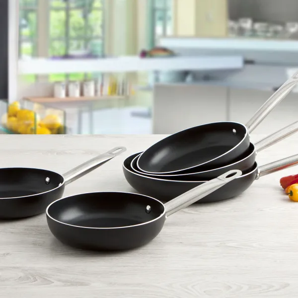 Сковорода Quid Pro Chef Чёрный Металл Ø 18 cm (6 штук)