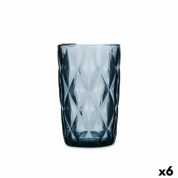 Lasi Quid Maia Sininen Lasi 400 ml (6 osaa)