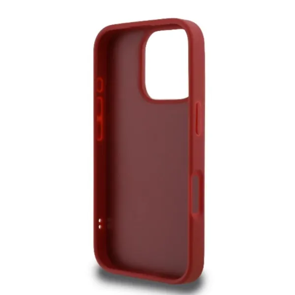 Karl Lagerfeld Quilted Signature - Case for iPhone 16 Pro Max (red)