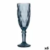 Бокал для шампанского Quid Maia Синий Cтекло 165 ml (6 штук)