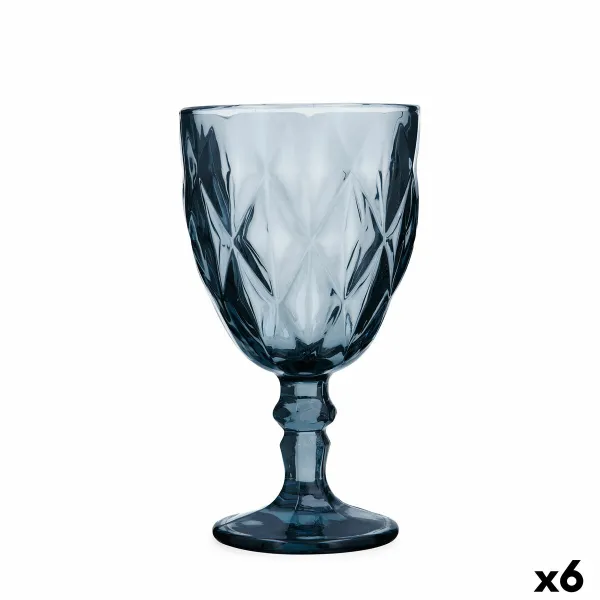 Stiklinė Quid Maia Mėlyna stiklas 340 ml (6 vnt.)