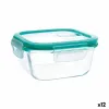 Hermētiska Pusdienu Kastīte Quid Ciclon Tirkīzs Stikls 530 ml (12 gb.)