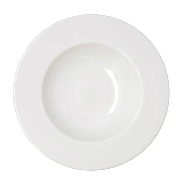 Pasta Dish Bidasoa Serenity Hydrozero White Ceramic Ø 30 cm (6 Units)