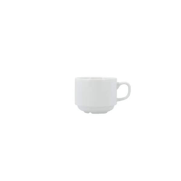 Tējas un kafijas tase Bidasoa Serenity Hydrozero Balts Keramika 200 ml (6 gb.)