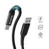 Crong Armor Link - 60W PD 3A USB-A to USB-C Cable 150cm (Black)