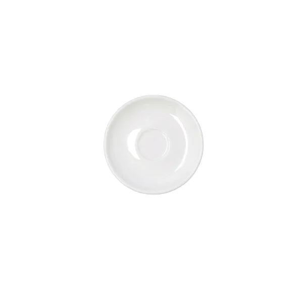 Lautanen Bidasoa Serenity Hydrozero Valkoinen Keraminen Ø 13 cm Kahvi (6 osaa)