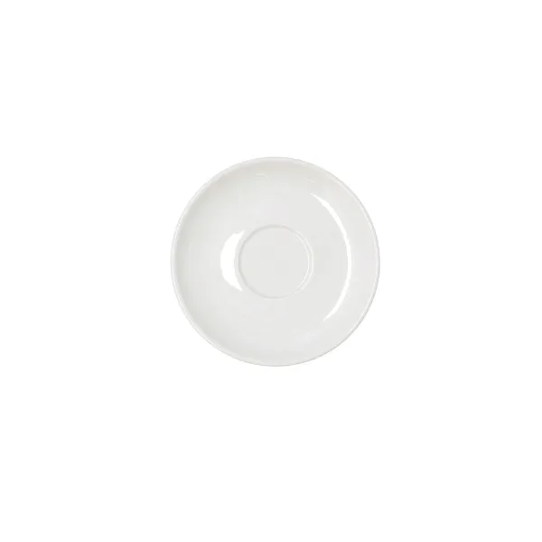 Plate Bidasoa Serenity Hydrozero White Ceramic Ø 15 cm Coffee (6 Units)