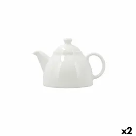 Teekannu Bidasoa Serenity Hydrozero Valkoinen Keraminen 630 ml (2 osaa)