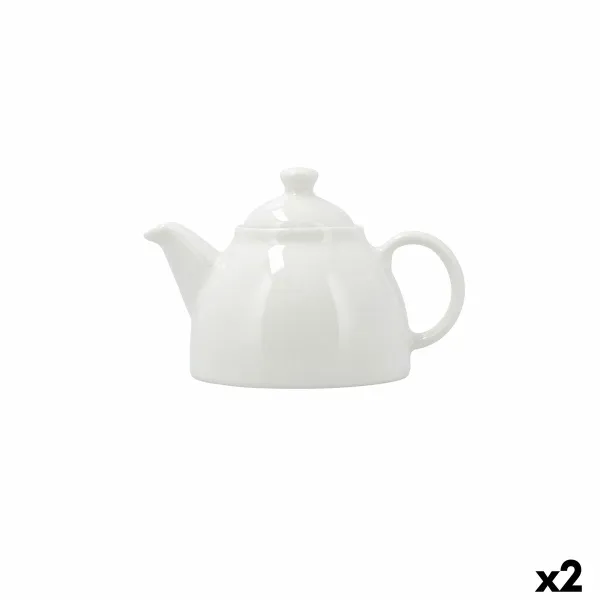 Arbatinukas Bidasoa Serenity Hydrozero Balta Keramikinis 630 ml (2 vnt.)