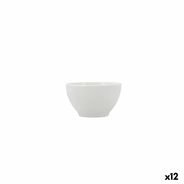Snack Kulho Bidasoa Serenity Hydrozero Valkoinen Keraminen (12 osaa)
