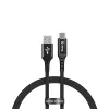 Crong Armor Link - 60W PD 3A USB-A to USB-C Cable 150cm (Black)