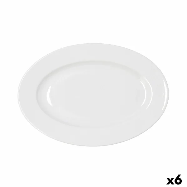 Välipalatarjotin Bidasoa Serenity Hydrozero Valkoinen Ø 30 cm (6 osaa)