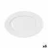 Snack tray Bidasoa Serenity Hydrozero White Ø 30 cm (6 Units)