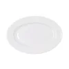 Snack tray Bidasoa Serenity Hydrozero White Ø 30 cm (6 Units)