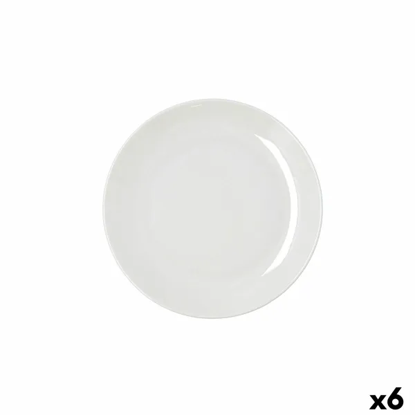 Plakans trauks Bidasoa Harmony Hydrozero Balts Keramika Ø 19 cm (6 gb.)