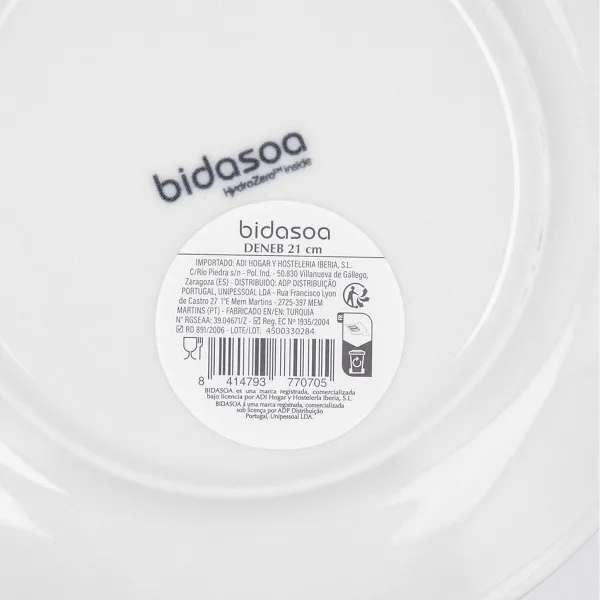 Блюдо для десертов Bidasoa Deneb Hydrozero Коричневый Керамика Ø 21 cm (6 штук)
