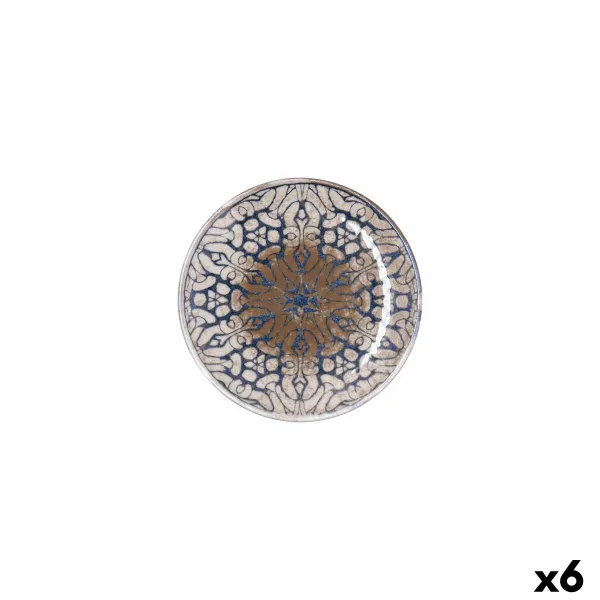 Lėkštė Bidasoa Deneb Hydrozero Ruda Keramikinis Ø 15 cm Duona (6 vnt.)