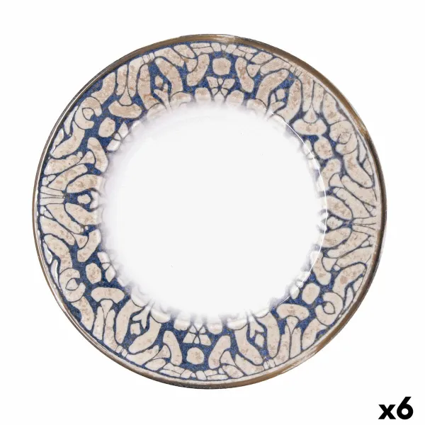 Pasta Dish Bidasoa Deneb Hydrozero Brown Ceramic Ø 30 cm (6 Units)