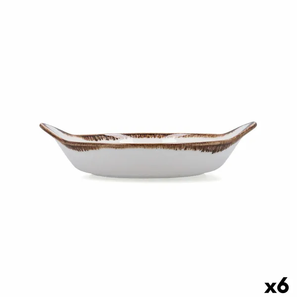 Snack tray Bidasoa Orion Hydrozero White Ø 19 cm (6 Units)