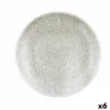 Litteä Lautanen Bidasoa Element Hydrozero Beige Keraminen Ø 27 cm (6 osaa)