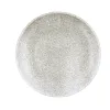 Flat Plate Bidasoa Element Hydrozero Beige Ceramic Ø 27 cm (6 Units)