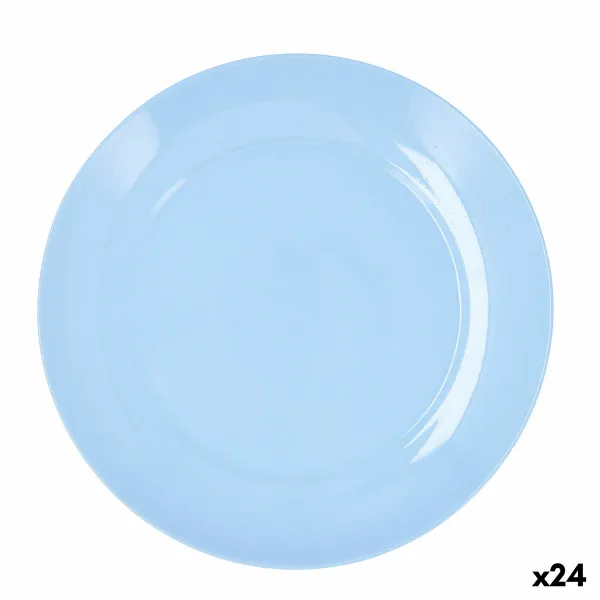 Плоская тарелка Luminarc Apy Paradise Azul Синий Cтекло Ø 25 cm (24 штук)