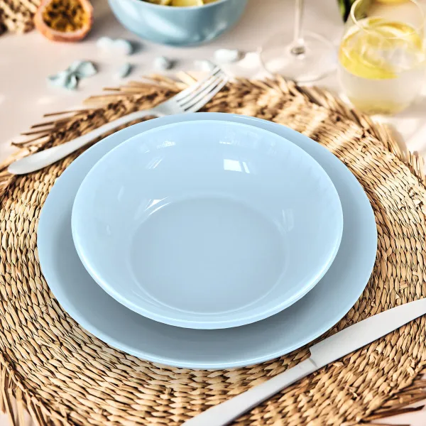 Плоская тарелка Luminarc Apy Paradise Azul Синий Cтекло Ø 25 cm (24 штук)