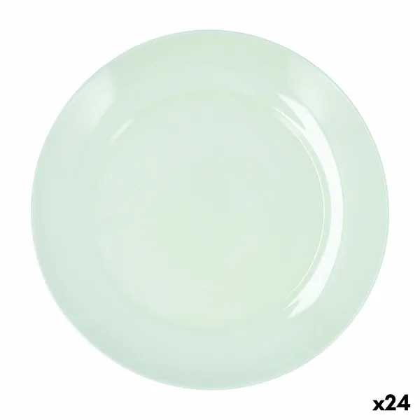Плоская тарелка Luminarc Apy Paradise Verde Зеленый Cтекло Ø 25 cm (24 штук)