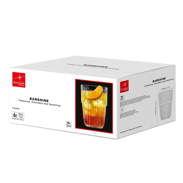 Стакан воды Bormioli Rocco Barshine Прозрачный Cтекло 500 ml (6 штук)