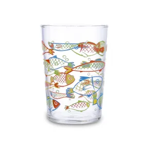 Vesilasi Luminarc Peces Monivärinen Lasi Kalat 500 ml (6 osaa)