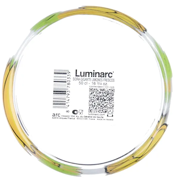 Stiklas vandeniui Luminarc Limones Spalvotas stiklas Citrinos 500 ml (6 vnt.)