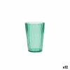 Stiklas vandeniui Quid Iris Žalia Plastmasinis 400 ml (12 vnt.)