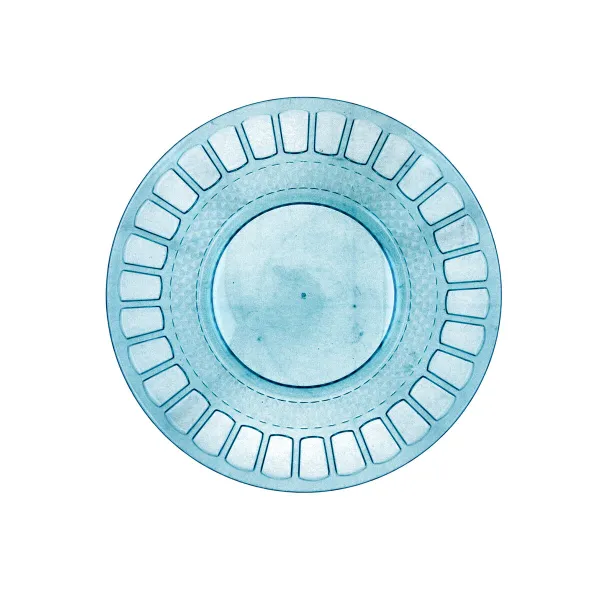 Litteä Lautanen Quid Gaia Turkoosi Muovinen Ø 19 cm (12 osaa)