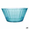 Salātu Trauks Quid Gaia Tirkīzs Plastmasa Ø 25 cm (12 gb.)