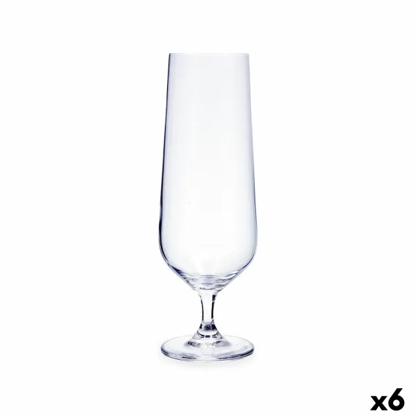 Lasi Bohemia Crystal Premiere Pils Läpinäkyvä Lasi 380 ml Olut (6 osaa)
