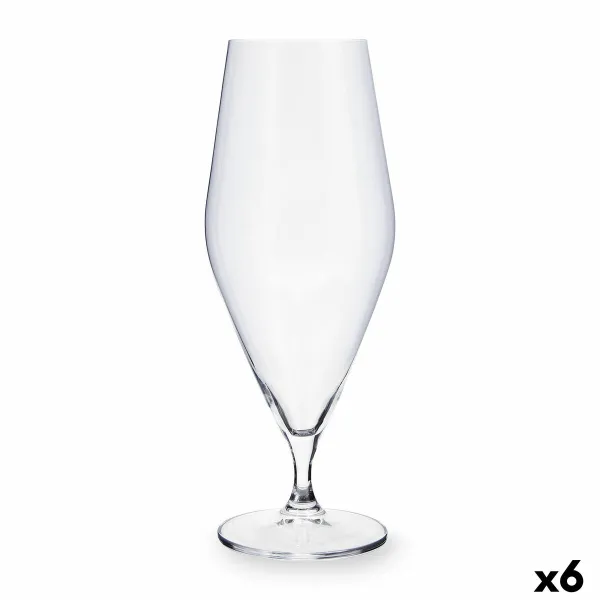 Stiklinė Bohemia Crystal Premiere Universal Skaidrus stiklas 630 ml Alaus (6 vnt.)
