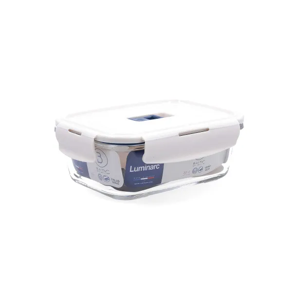 Герметичная коробочка для завтрака Luminarc Baltic Кремовый Cтекло 820 ml (6 штук)
