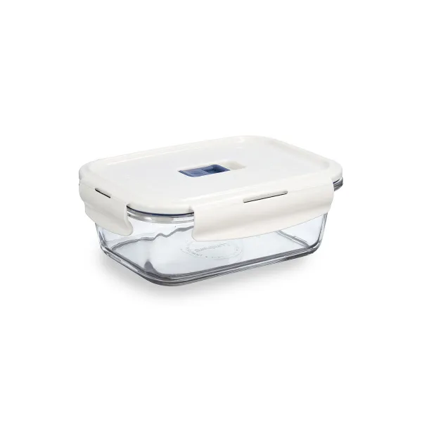 Hermetic Lunch Box Luminarc Baltic Cream Glass 820 ml (6 Units)