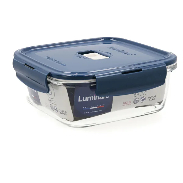 Герметичная коробочка для завтрака Luminarc Baltic Синий Cтекло 1,22 L (6 штук)