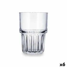 Lasi Quid Cubik Läpinäkyvä Lasi 390 ml (6 osaa)