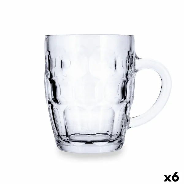 Пивная кружка Quid Espuma Прозрачный Cтекло 560 ml (6 штук)