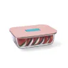 Hermetic Lunch Box Luminarc Joy Orange Glass 1,04 L (6 Units)
