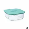 Hermetic Lunch Box Luminarc Joy Blue Glass 1,1 L (6 Units)