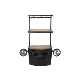 Butelių laikiklis DKD Home Decor Automobilis Akacija Tamsiai pilka (83 x 30 x 104 cm)