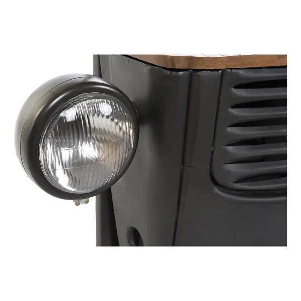 Подставка под бутылки DKD Home Decor Автомобиль древесина акации Железо Темно-серый (83 x 30 x 104 cm)