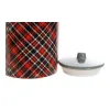 Purkki DKD Home Decor Musta Punainen Harmaa 15 x 15 x 22 cm