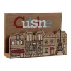 Коробка для салфеток DKD Home Decor Cusine Разноцветный Деревянный Деревянный MDF 16 x 11 x 5 cm