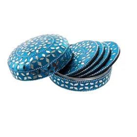 Paliktņi DKD Home Decor Alumīnijs Koks MDF (3 pcs)
