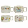 Набор из кофейных чашек DKD Home Decor Разноцветный Металл Бамбук Dolomite 260 ml