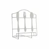 Teline DKD Home Decor Aterinta Hopeinen Metalli Muovinen 23 x 15 x 22 cm